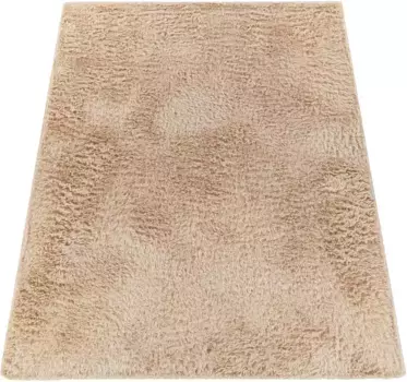 Мохнатый ковер для домашнего дела "Serville", прямоугольный, приятный ковер, однотонный, очень мягкий ворс, гостиная Home affaire 140х200 см, бежевый