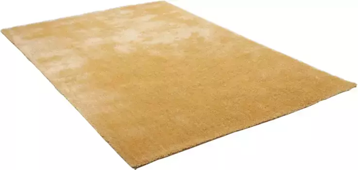 Мохнатый ковер Gino Falcone "Алессандро", прямоугольный, особенно мягкий благодаря микроволокну, идеально подходит для гостиной и спальни 190х290 см, цвет goldfarben