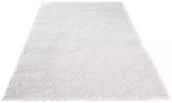 Мохнатый ковер мой дом "Senara", прямоугольный, мягкий, однотонный, идеальный ковер для гостиной, спальни My home 60х110 см, белый
