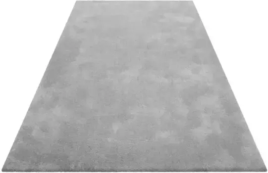 Мохнатый ковер Wecon home Basics "Эмилия", прямоугольный, для гостиной 80х150 см, цвет silberfarben