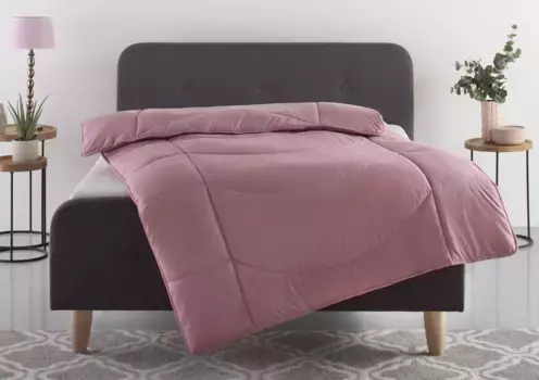 Мой дом Одеяло из микрофибры "Микролюкс My home 135х200 см, розовый