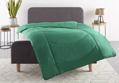 Мой дом Одеяло из микрофибры "Микролюкс My home 135х200 см, зеленый
