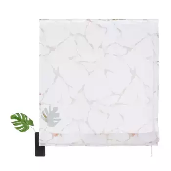 Мой дом Римская штора «Fulda», на липучке, прозрачная, вуаль, полиэстер My Home, цвет sand