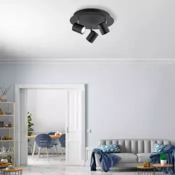 Мой дом Светодиодный потолочный светильник "Maci" My home 29 см, Высота: 12,80 см., цвет anthrazit