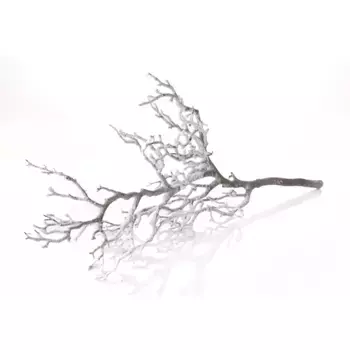 Мой дом Зимнее искусственное растение «Новогодние украшения», декоративная ветка, в матовом исполнении My Home, коричневый