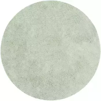 Мой домашний ковер "Desner", круглый, микрофибра, ковры с глубоким ворсом, гостиная, спальня, детская комната My home 140 см, зеленый