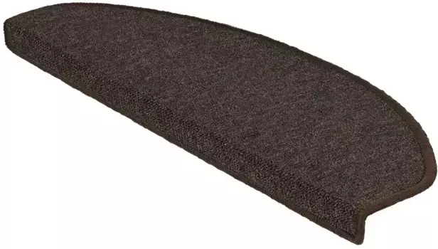 Мой домашний коврик для лестницы "Блэкберн", ступенчатый My home 23,5х65 см, темно-коричневый