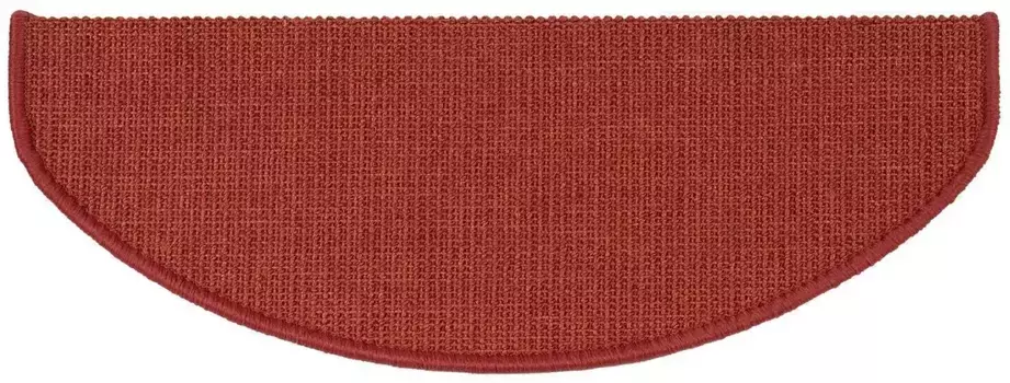 Мой домашний коврик для лестницы "Природа", ступенчатая My home 23,5х65 см, красный