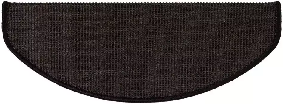 Мой домашний коврик для лестницы "Природа", ступенчатая My home 23,5х65 см, черный