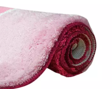 Мой домашний коврик для ванной "Magnus" My home прямоугольный (60х100 см), розовый