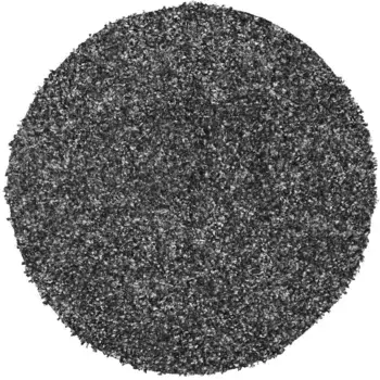 Мой домашний лохматый ковер "Хара", круглый, лохматый, мягкий ковер My home 120 см, цвет anthrazit