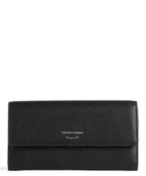 Мой кошелек EA из искусственной кожи Emporio Armani, черный