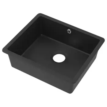 Мойка с одинарной чашей, черная, 56x46 см, KILSVIKEN IKEA