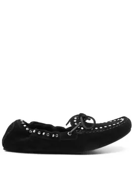 Мокасины ALOHAS с заклепками, черный