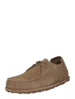 Мокасины BIRKENSTOCK Utti Leve, серо-коричневый