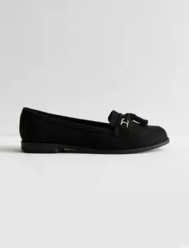 Мокасины BLACK SUEDETTE New Look, черный