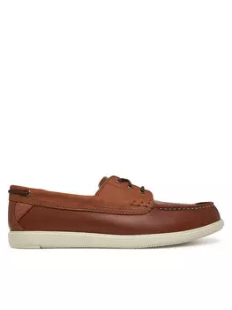 Мокасины Bratton Boat 26181273 Clarks, коричневый