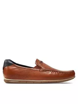 Мокасины Bugatti, коричневый