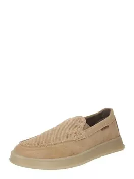 Мокасины bugatti Moccasins Fiero, бежевый