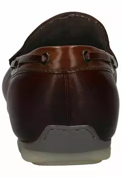 Мокасины bugatti, темно-красный