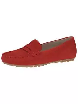 Мокасины Caprice, цвет red suede