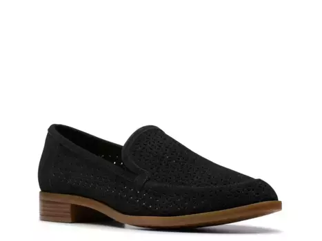 Мокасины Clarks Trish Cove, черные