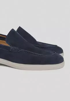 Мокасины Faonnable, темно-синие