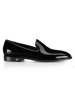 Мокасины Flavio 20 из лакированной кожи Giuseppe Zanotti, неро