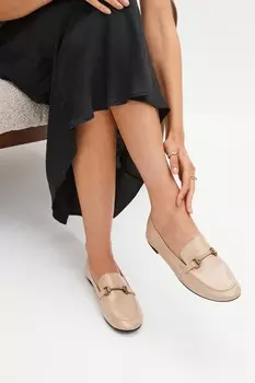 Мокасины Forever Comfort приталенного кроя с металлической отделкой Next