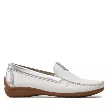 Мокасины Gabor 46.090.50 Weiss/Silber 50, белый