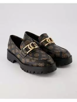 Мокасины Guess, коричневый