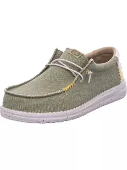 Мокасины HEY DUDE Moccasins Wally Coastline, оливковый