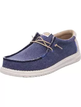 Мокасины Hey Dude Wally Coastline Jute, темно-синий