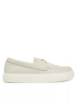 Мокасины Hybrid Lace Up Boat Lth HM0HM01812 Calvin Klein, экрю