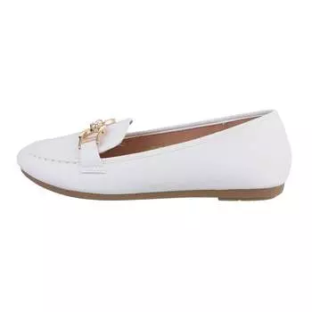 Мокасины Ital Design, белый