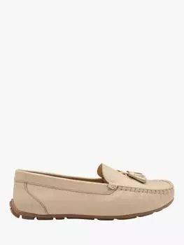 Мокасины из бутовой кожи Ravel, бежевый