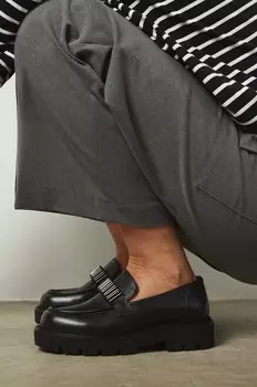 Мокасины из медицинской кожи Medicine, черный