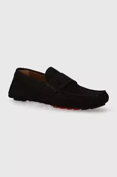 Мокасины из нубука Tommy Hilfiger, черный