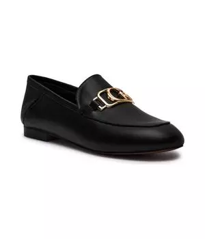 Мокасины кожаные Guess lord Martynas, черный