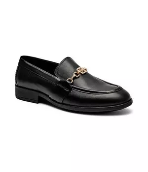 Мокасины кожаные Tommy Hilfiger, черный