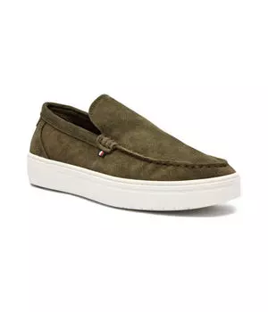 Мокасины кожаные Tommy Hilfiger Modern, зеленый