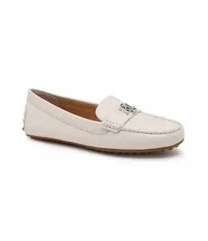 Мокасины LAUREN RALPH LAUREN BARNSBURY-FLATS-DRIVER, кремовый