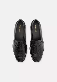 Мокасины LEATHER Anna Field, черный