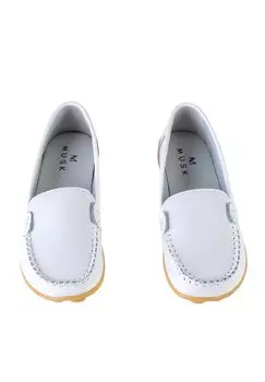 Мокасины LEATHER Musk, белый