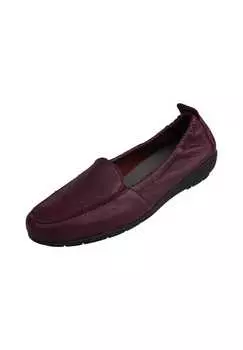 Мокасины Мари из мягкой оленьей кожи Natural Feet, фиолетовый