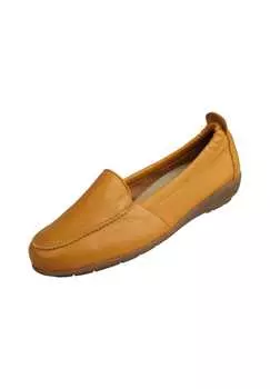 Мокасины Мари из мягкой оленьей кожи Natural Feet, цвет senf