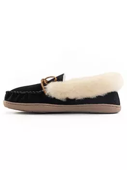 Мокасины Minnetonka Alpinsheepskin, черный