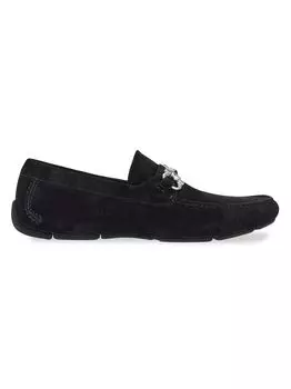 Мокасины Parigi из эко-нубука FERRAGAMO, неро