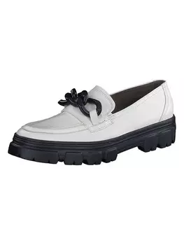 Мокасины Paul Green, белый/черный