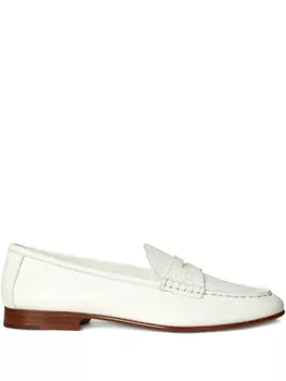 Мокасины Polo Ralph Lauren из шагреневой кожи, белый